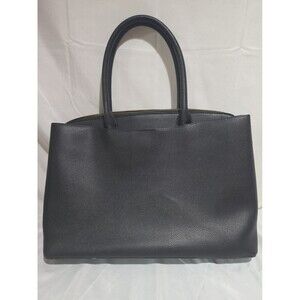 A New Day Purse/Handbag/Laptop Bag Black Stiff Handles